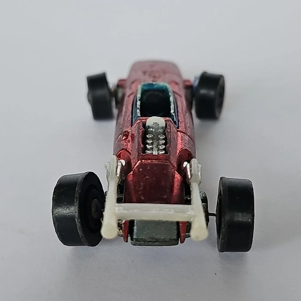 Vintage Hot Wheels Redline 1969 Indy Eagle Red Black‎ Interior Die Cast 1785